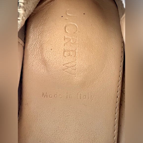 J Crew Women Mila ballerina flats grey/navy, sz made in Italy 9.5 - Picture 4 of 7